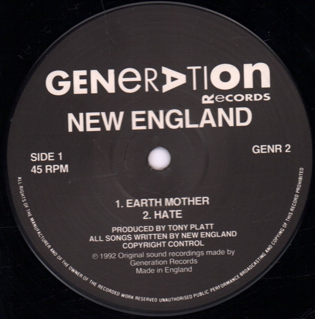 New England (Aor/Rock Group) - Earth Mother - 12 Inch