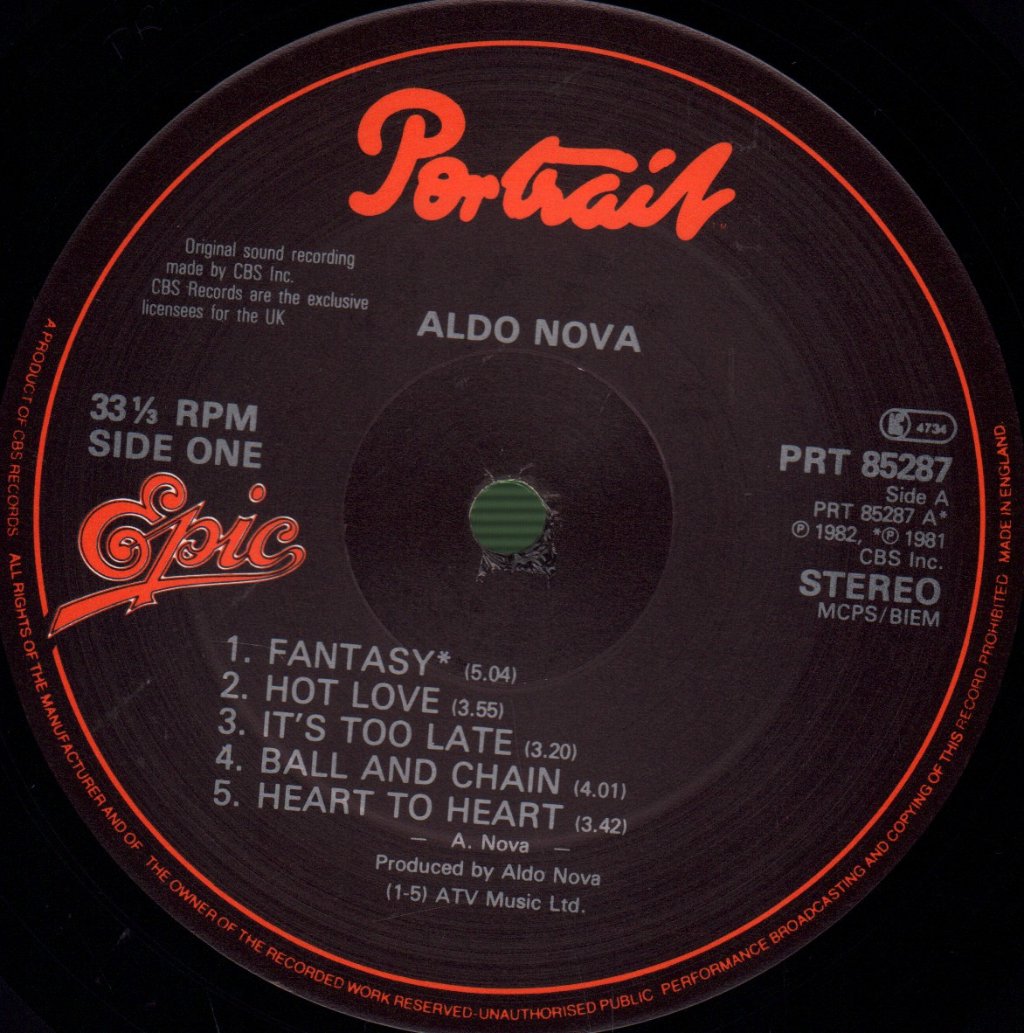 Aldo Nova - Aldo Nova - Lp