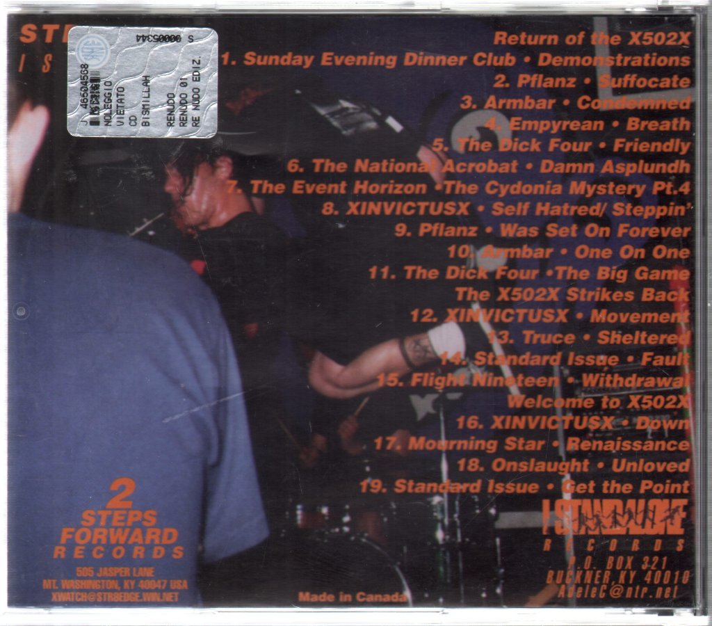 Various Artists - Return Of The X502X - Cd