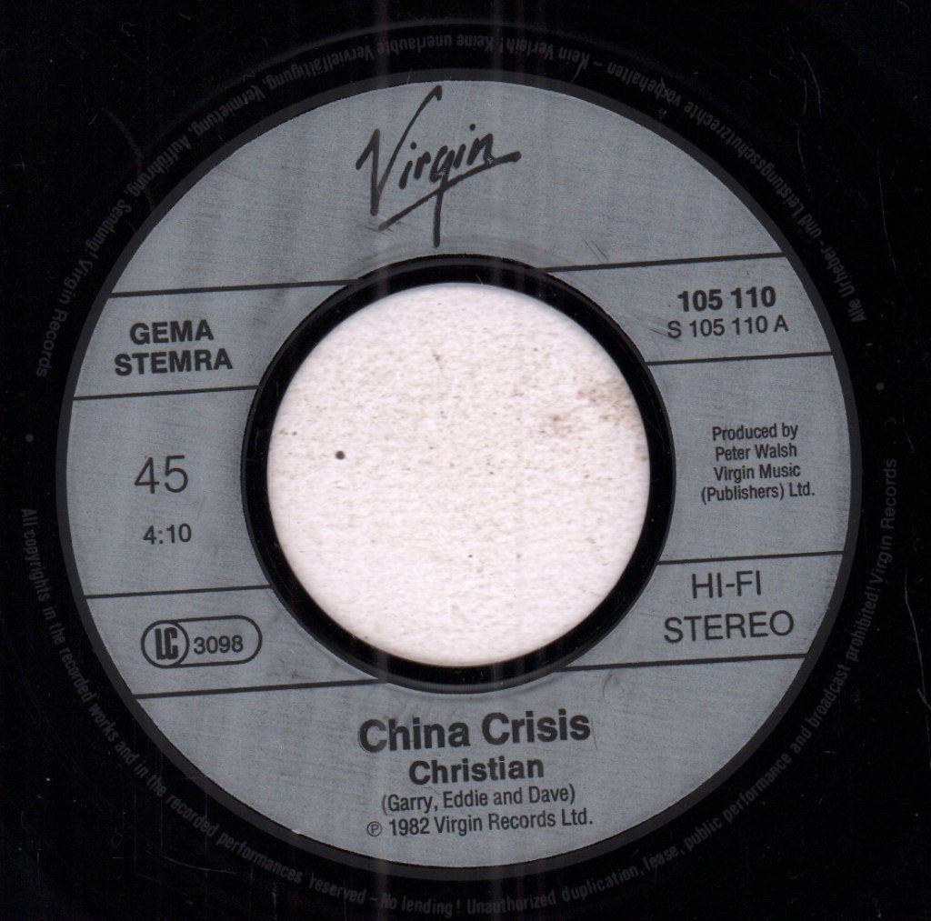China Crisis - Christian - 7 Inch