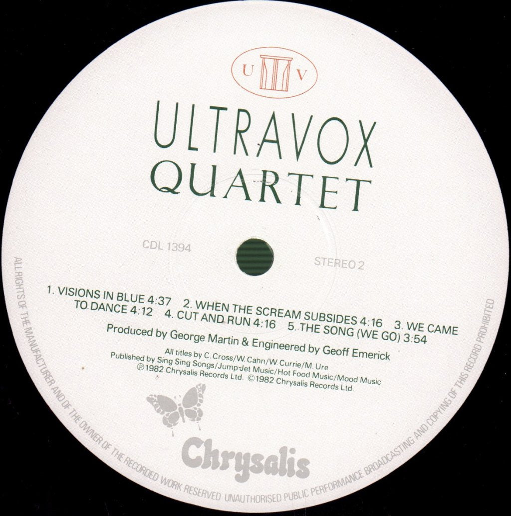 Ultravox - Quartet - Lp