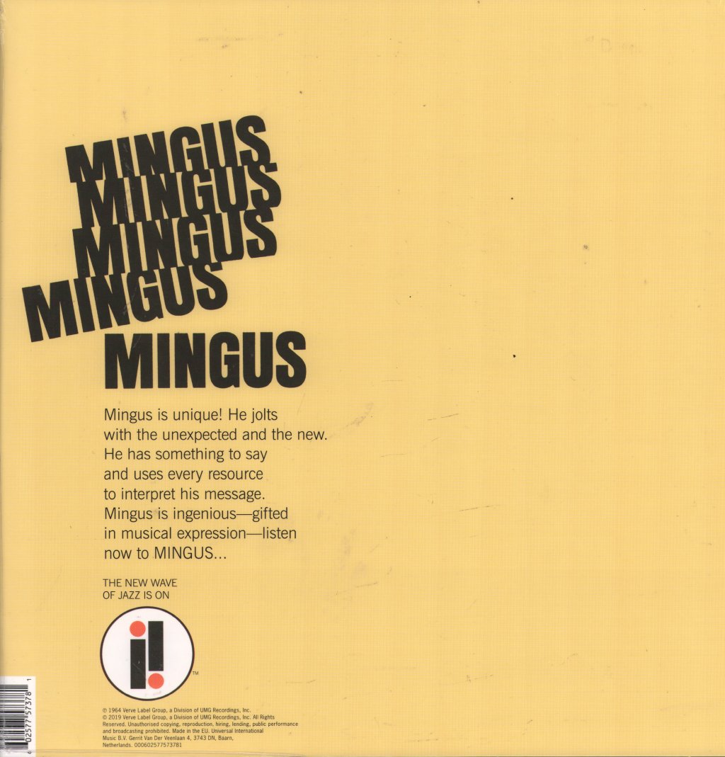 Charles Mingus - Mingus Mingus Mingus Mingus Mingus - Lp