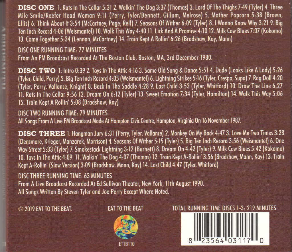 Aerosmith - Transmission Impossible (Legendary Radio Broadcasts From The 1980s-1990s) - Cd Set