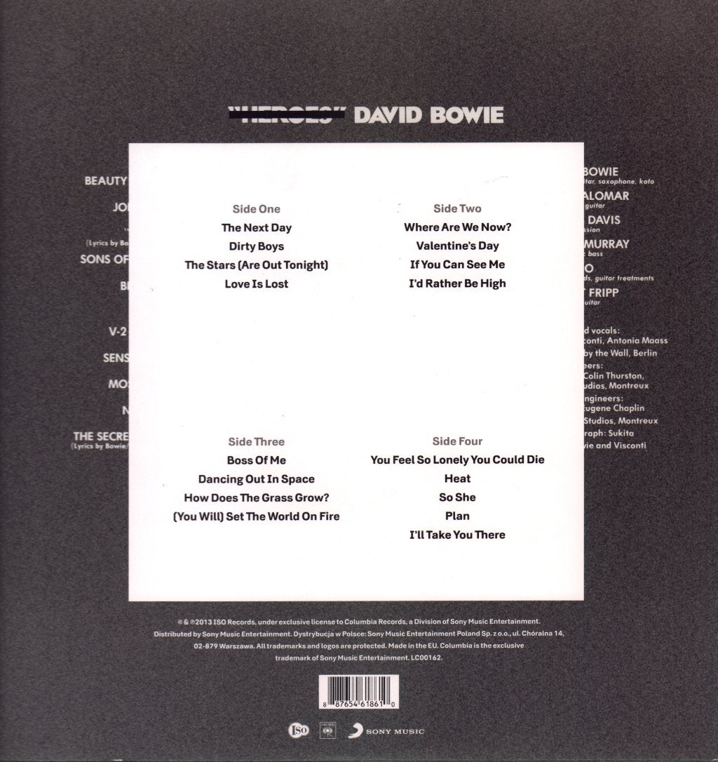 David Bowie - Next Day - Double Lp
