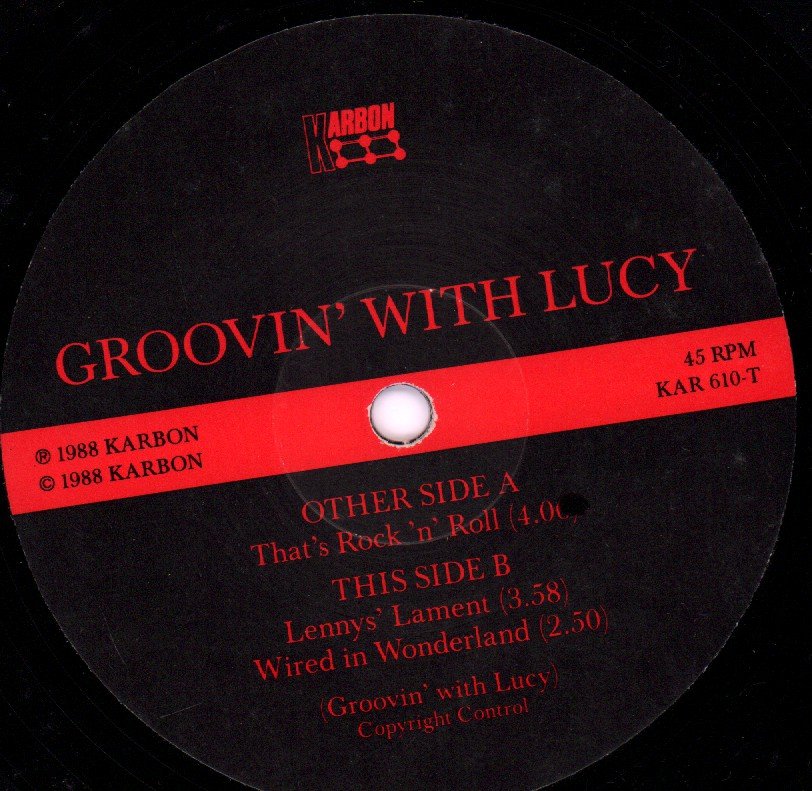 Groovin' With Lucy - That's Rock N Roll - 12 Inch