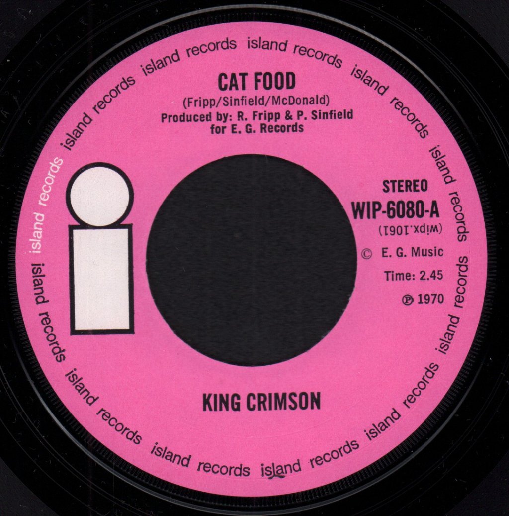 King Crimson - Cat Food - 7 Inch