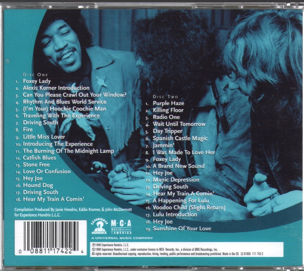 Jimi Hendrix Experience - BBC Sessions - Double Cd
