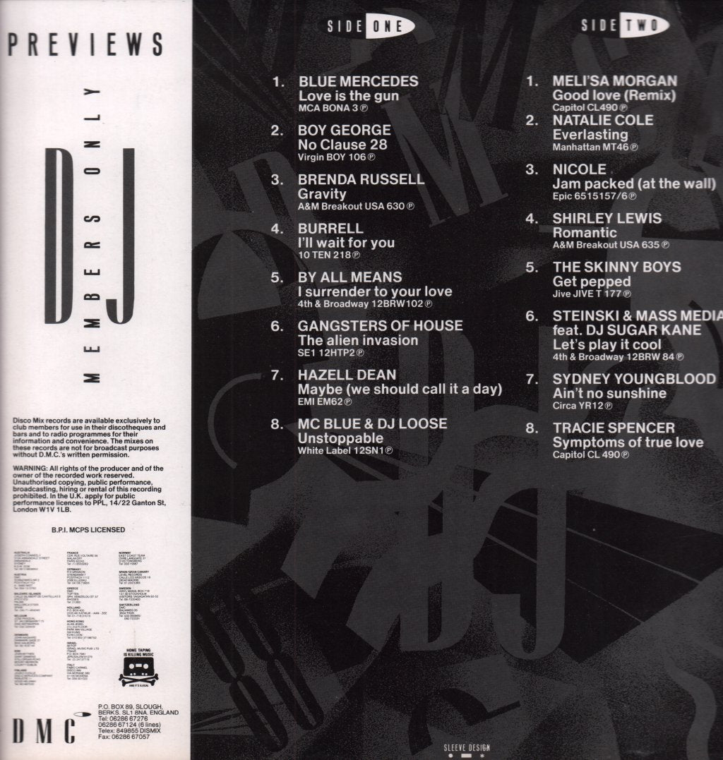 Various Artists - Dmc Previews June 88 - Lp