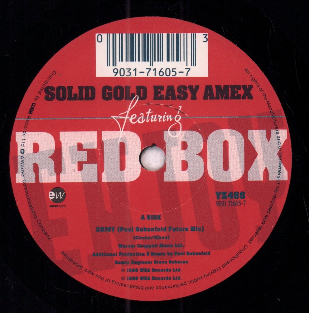 Red Box - Enjoy - 7 Inch