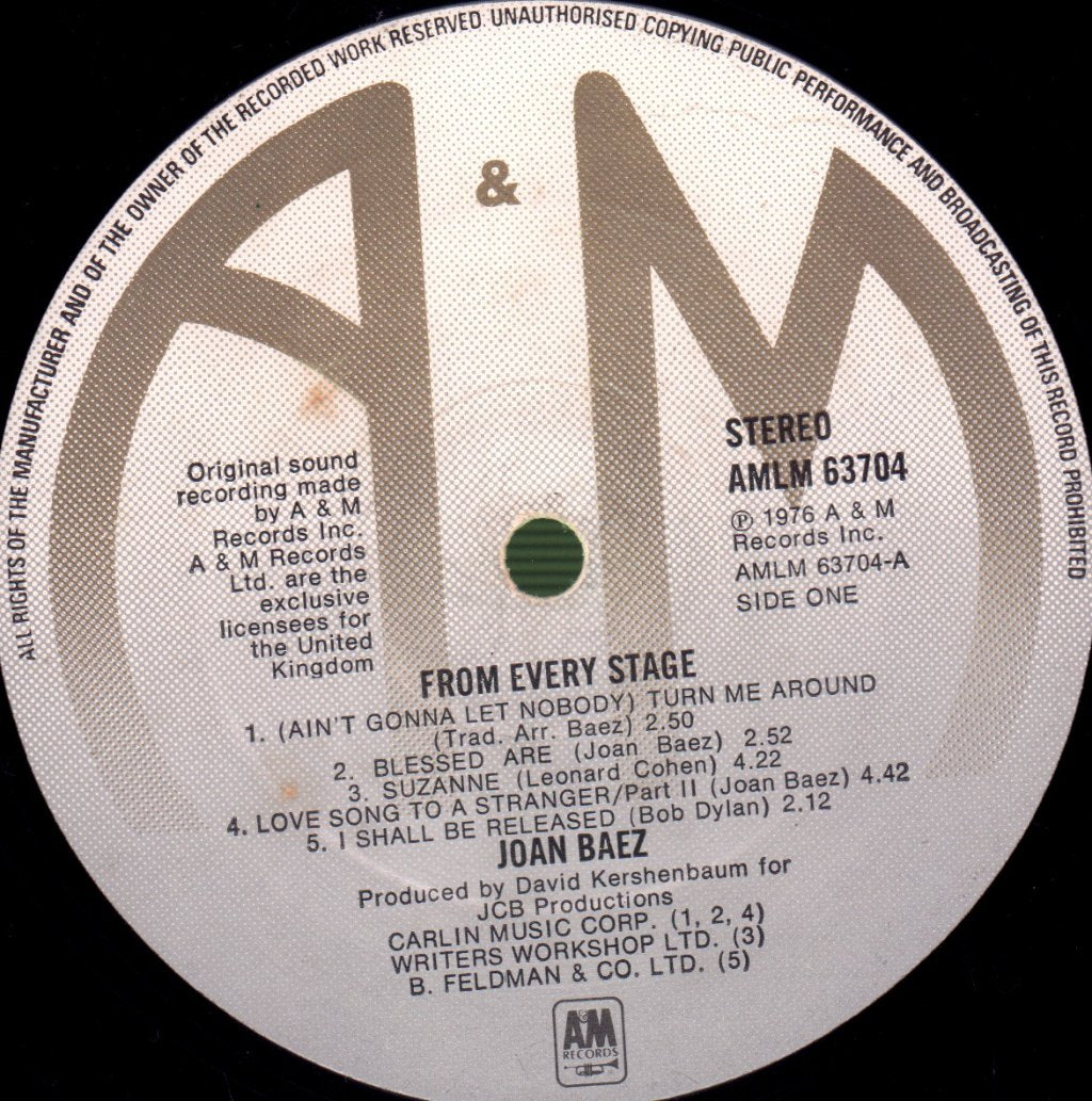 Joan Baez - From Every Stage - Double Lp