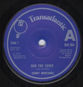 Sonny Worthing - Run For Cover - 7 Inch