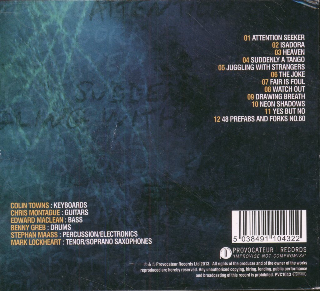 Blue Touch Paper - Drawing Breath - Cd