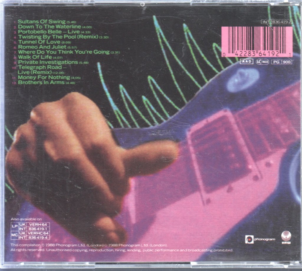 Dire Straits - Money For Nothing - Cd