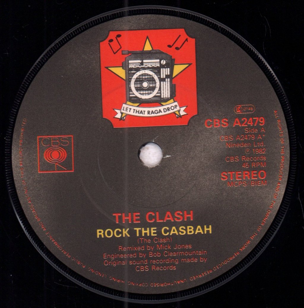 Clash - Rock The Casbah - 7 Inch