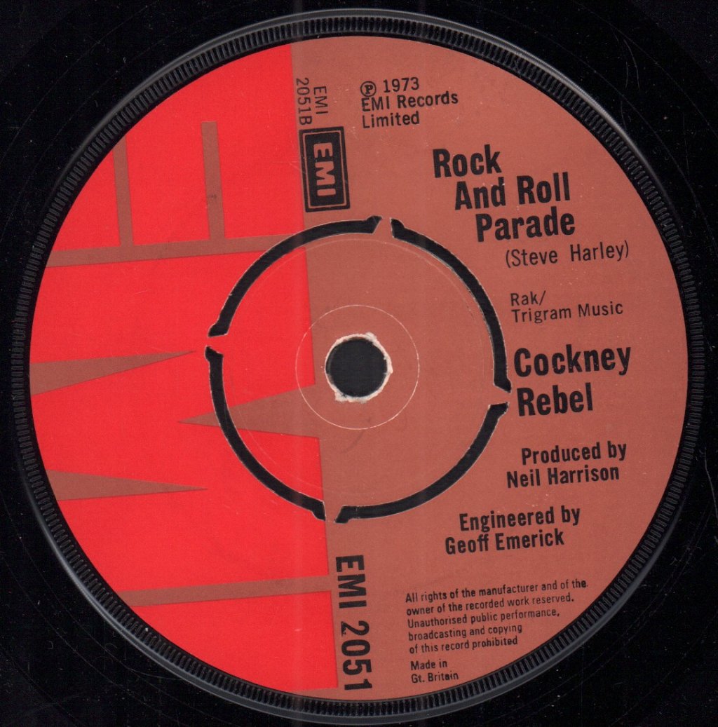 Steve Harley And Cockney Rebel - Sebastian - 7 Inch