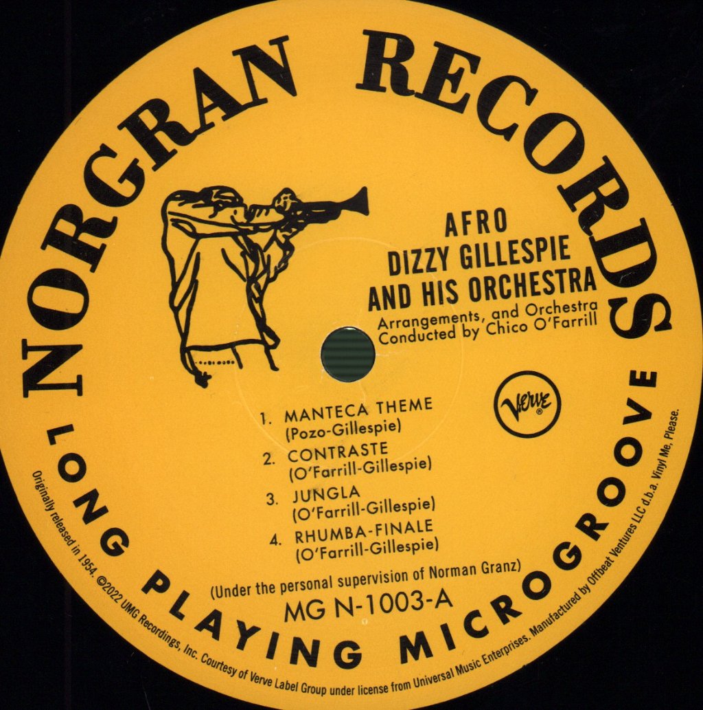 Dizzy Gillespie And His Orchestra - Afro - Lp