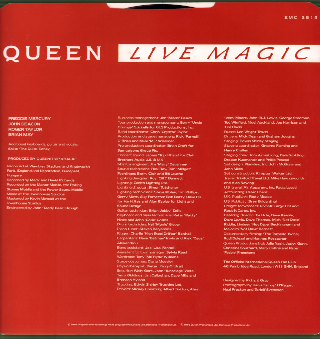 Queen - Live Magic - Lp