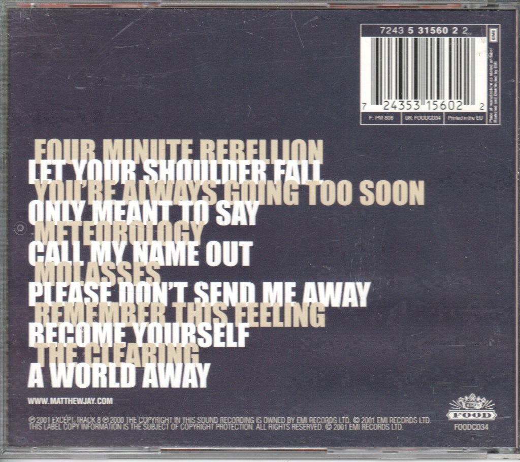 Matthew Jay - Draw - Cd