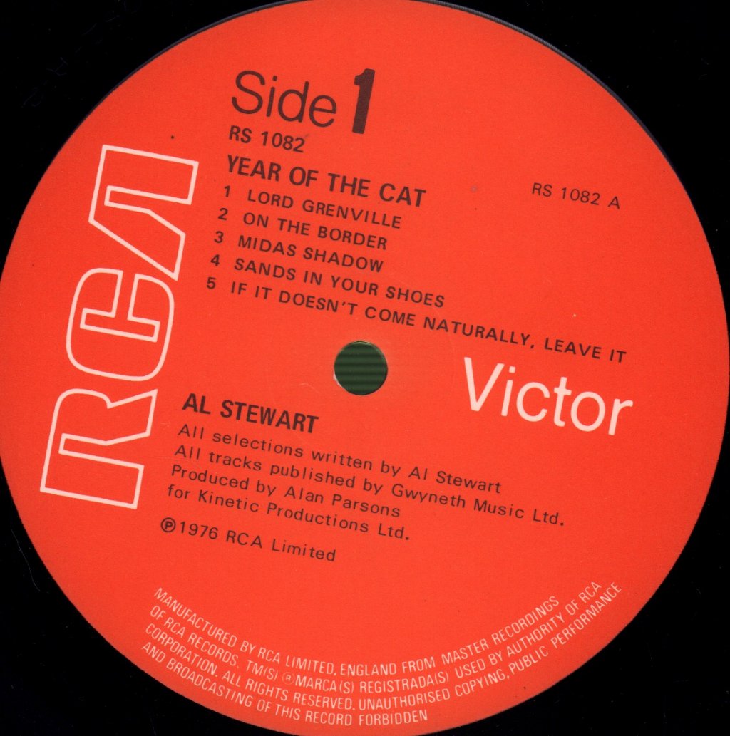 Al Stewart - Year Of The Cat - Lp