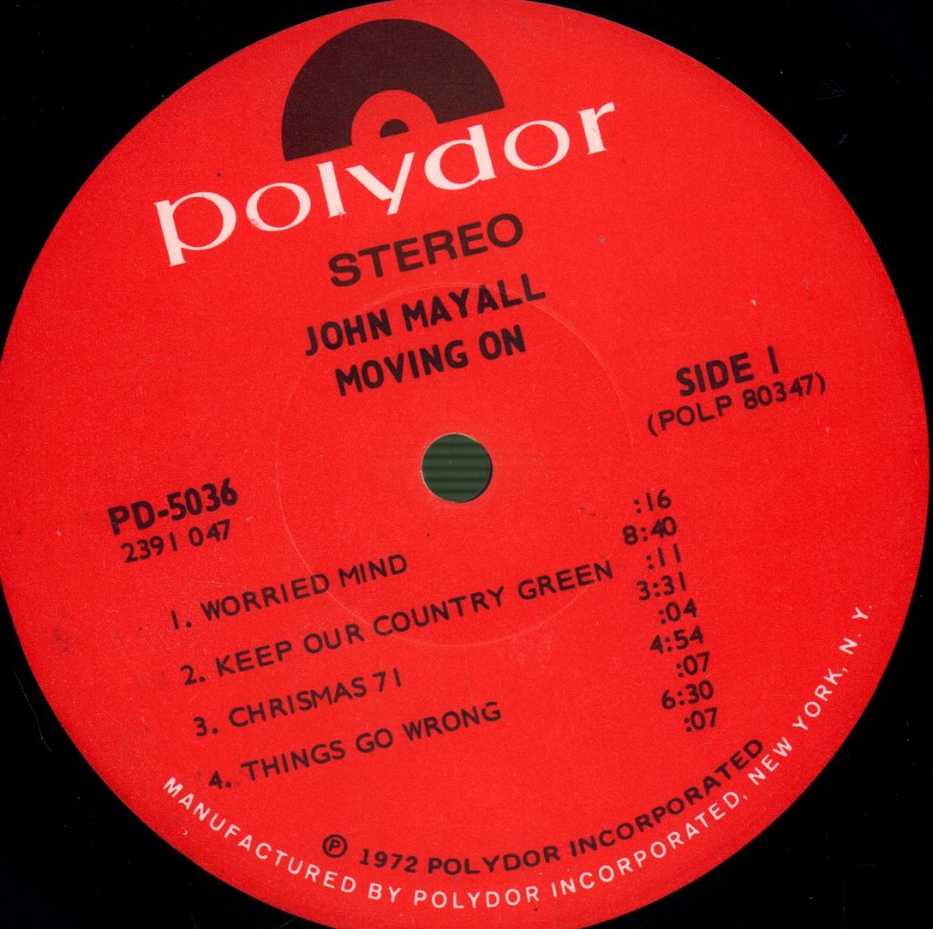 John Mayall - Moving On - Lp