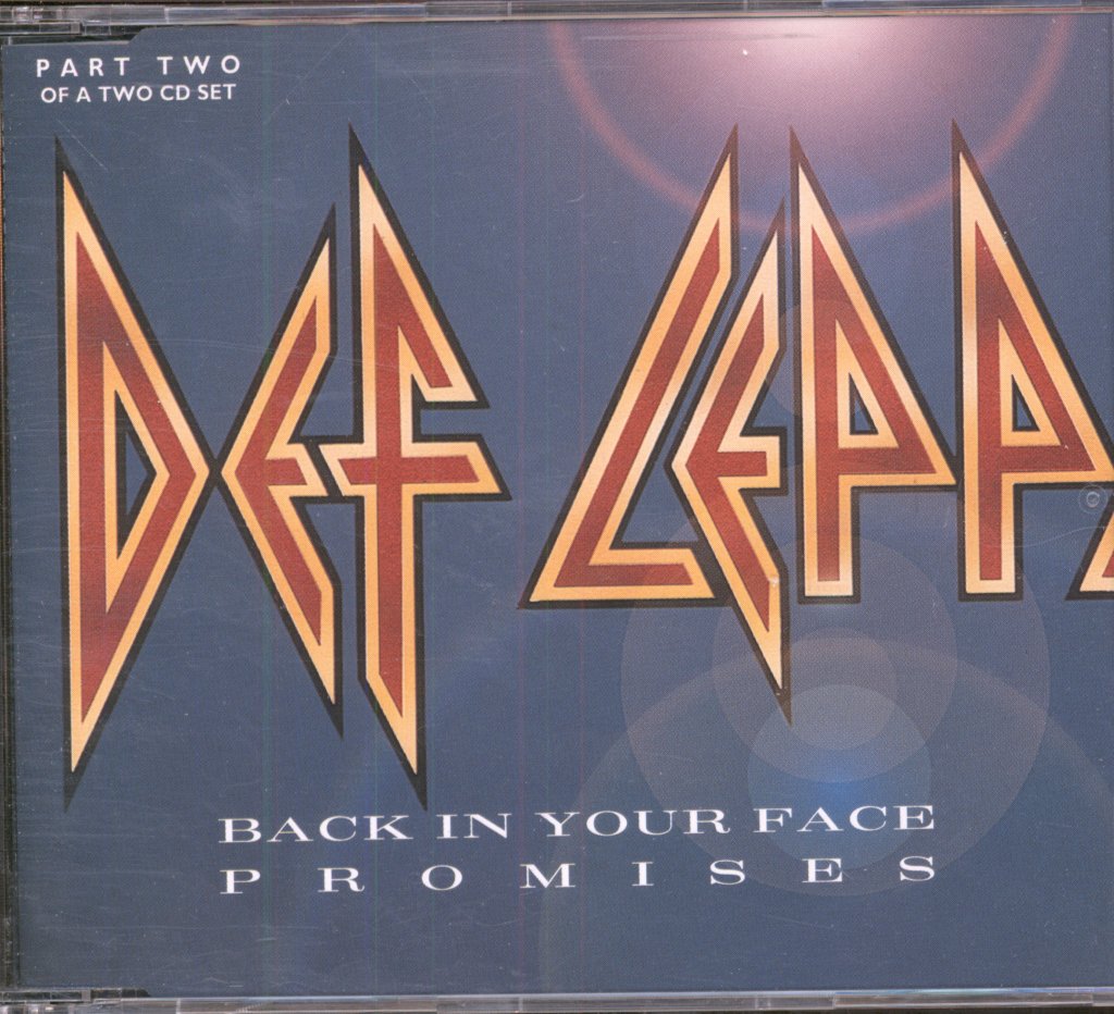 Def Leppard - Back In Your Face / Promises - Cd