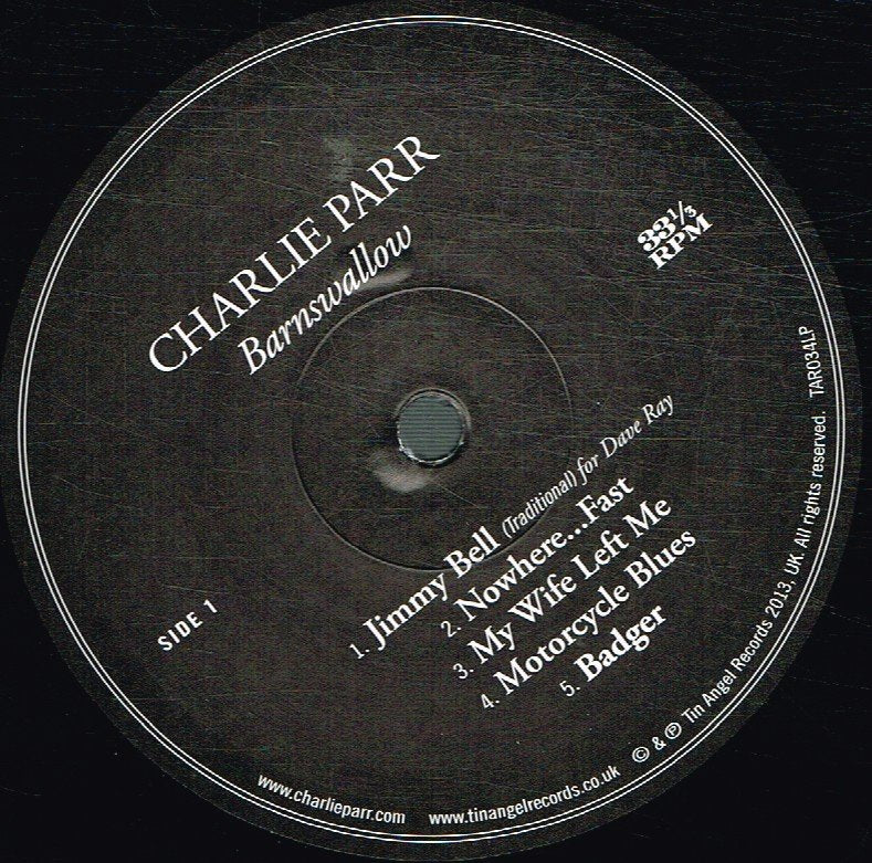 Charlie Parr - Barnswallow - Lp