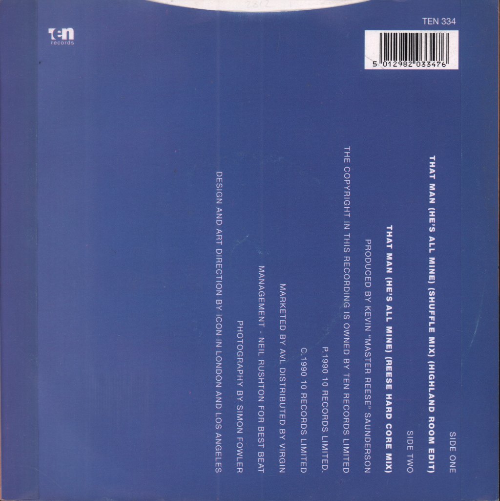 Inner City - That Man - 7 Inch