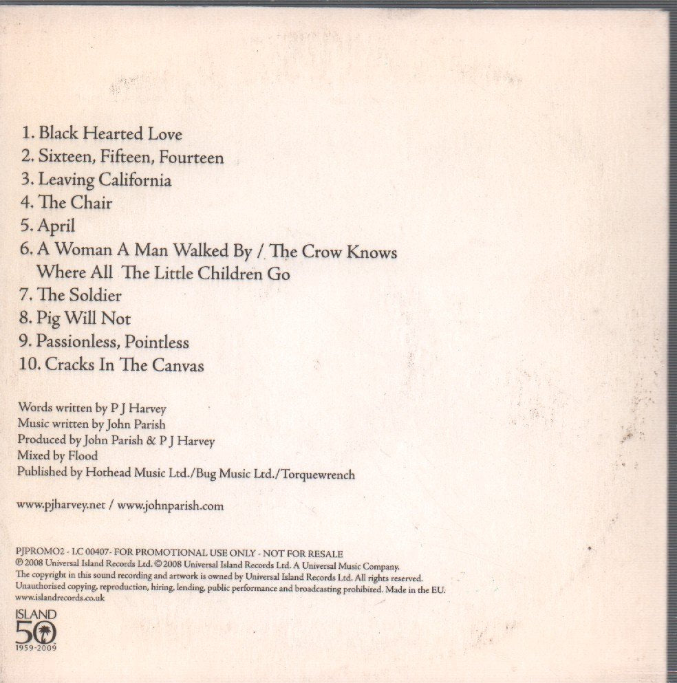 Pj Harvey And John Parish - A Woman A Man Walked By - Cdr