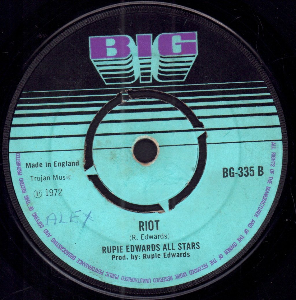 Rupie Edwards All Stars - Jimmy As Job Card / Riot - 7 Inch