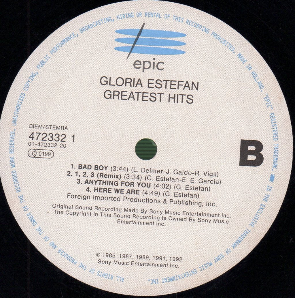 Gloria Estefan - Greatest Hits - Double Lp