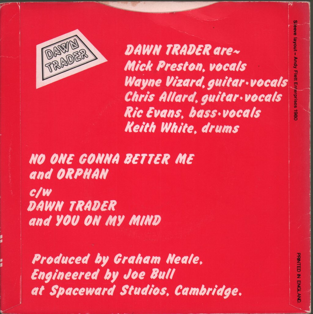 Dawn Trader - No One Gonna Better Me - 7 Inch