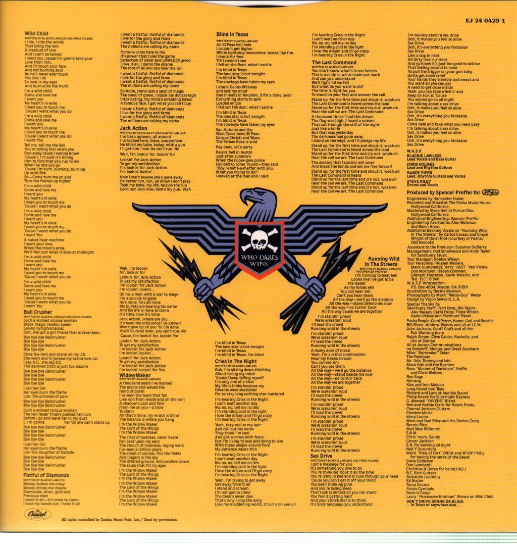 Wasp - Last Command - Lp