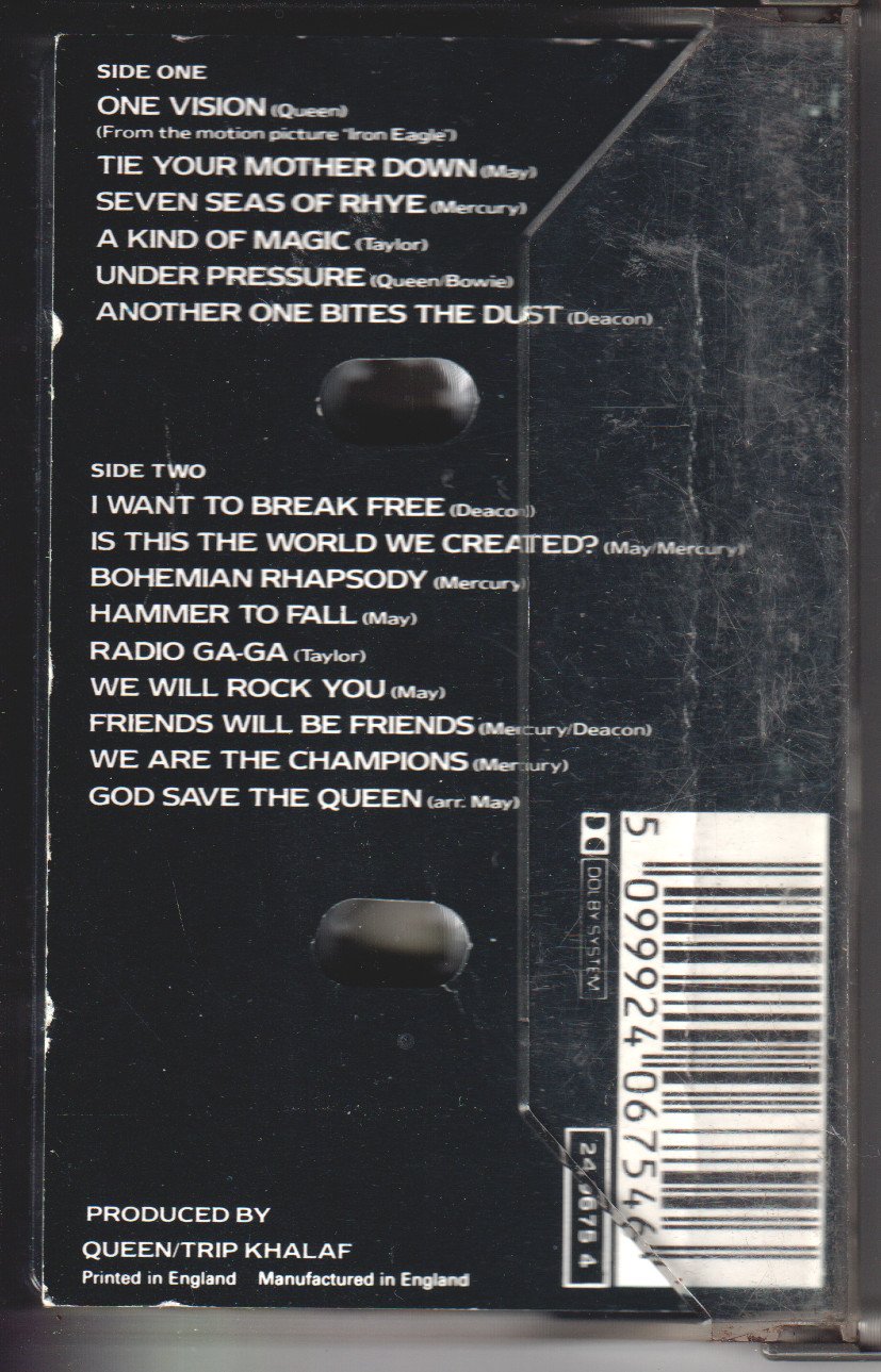 Queen - Live Magic - Cassette