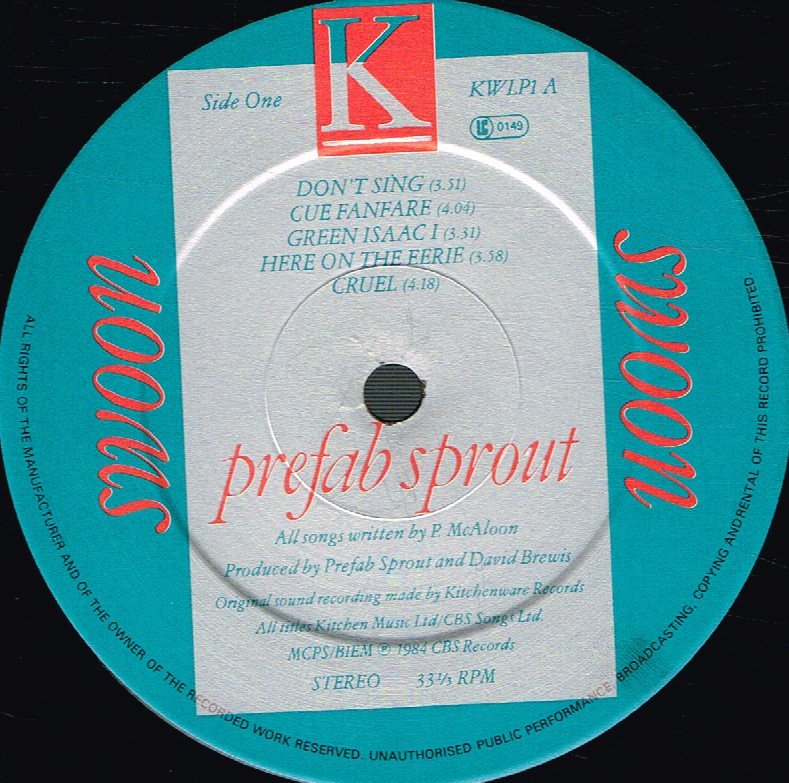 Prefab Sprout - Swoon - Lp