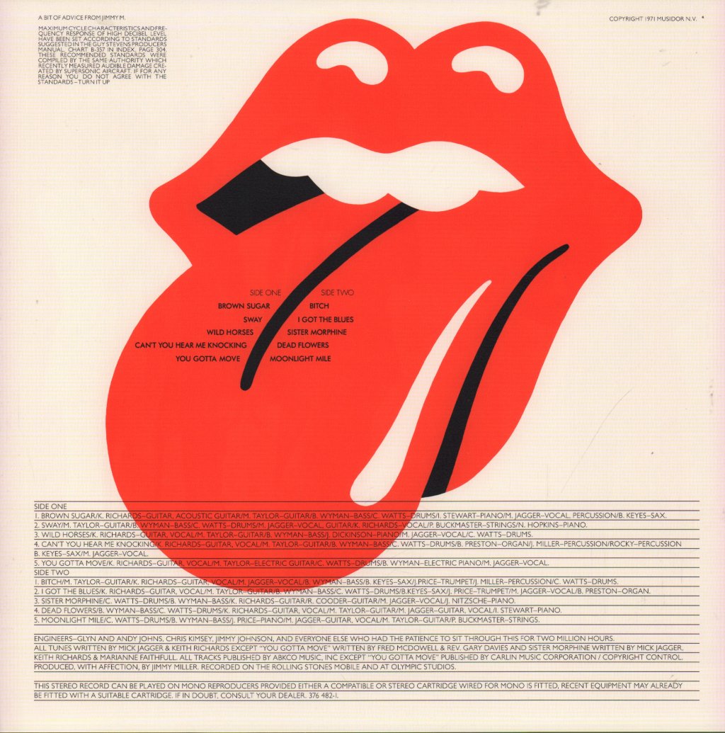 Rolling Stones - Sticky Fingers - Lp