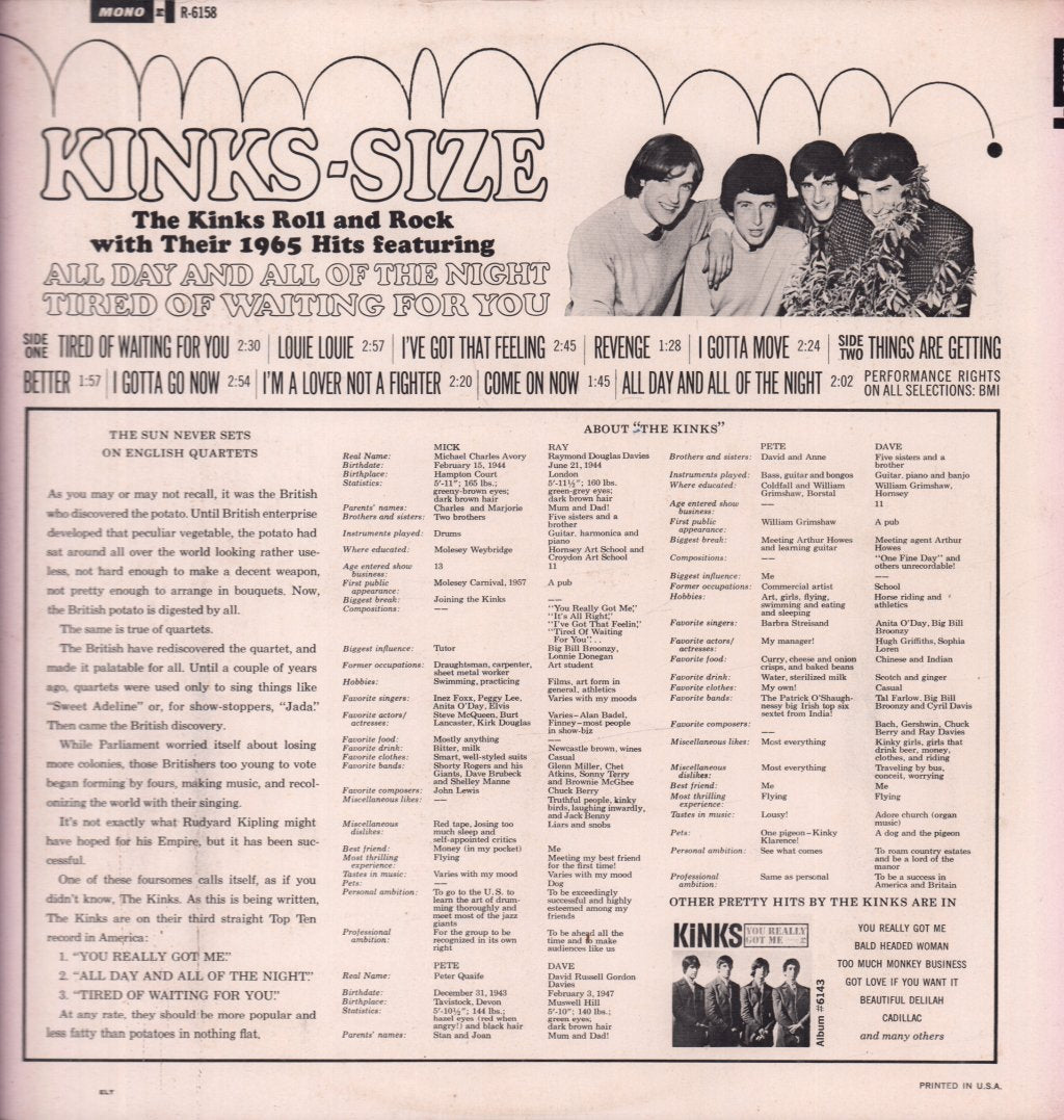 Kinks - Kinks-Size - Lp