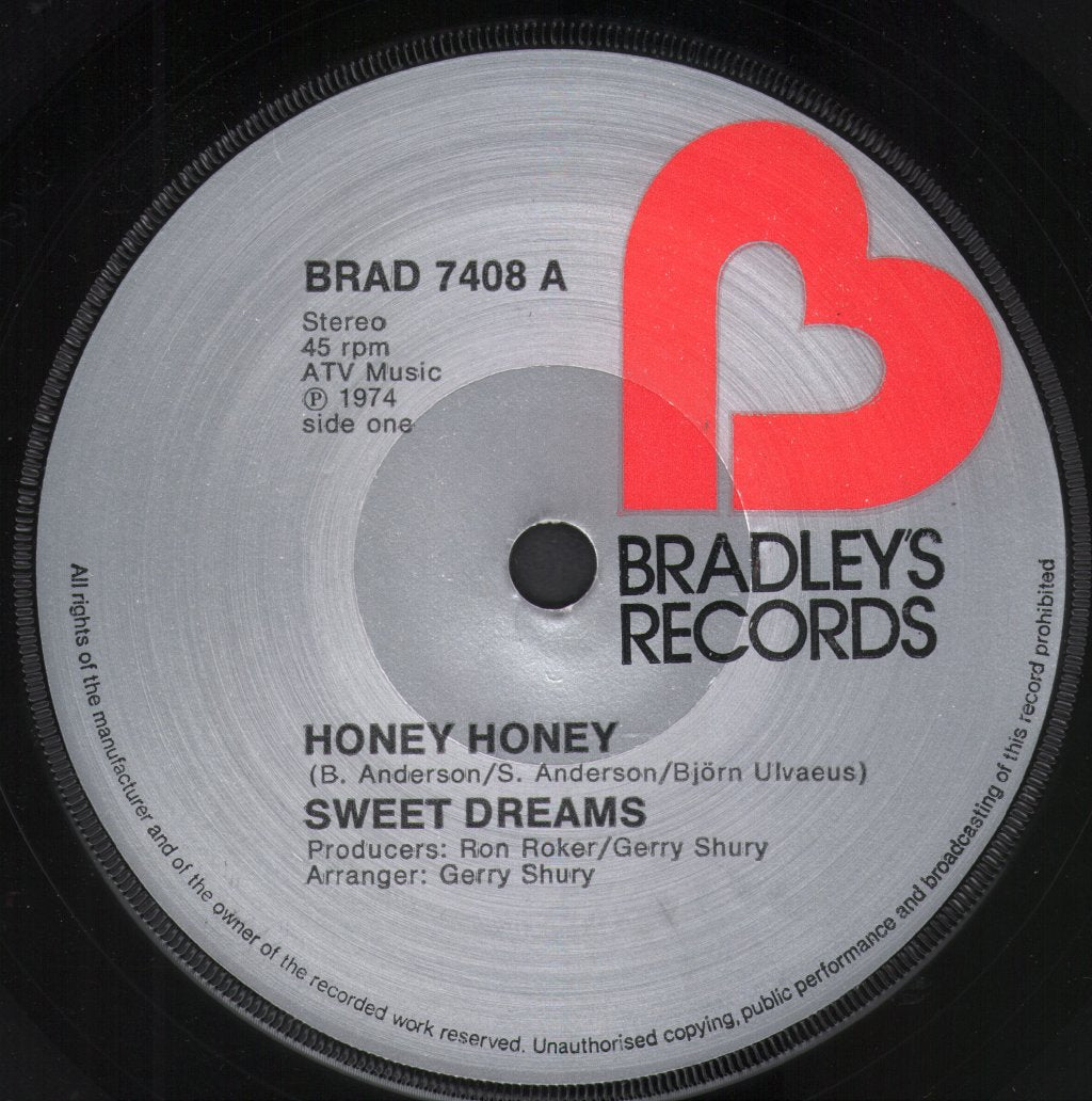Sweet Dreams - Honey Honey - 7 Inch