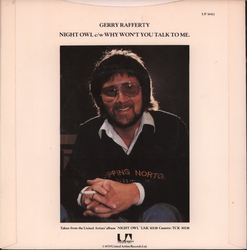 Gerry Rafferty - Night Owl - 7 Inch