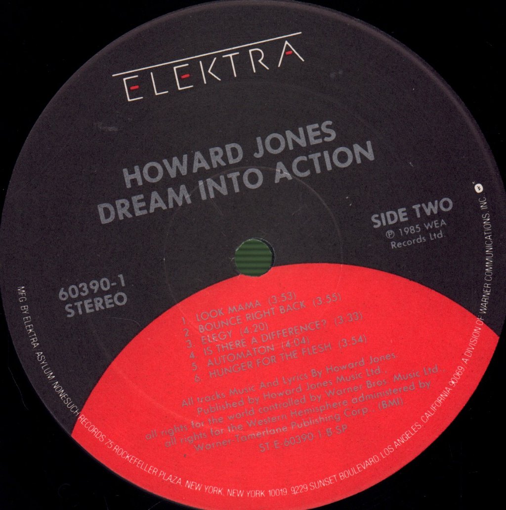 Howard Jones - Dream Into Action - Lp