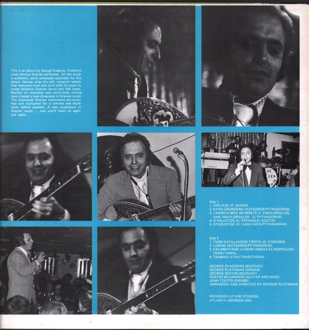 George Evagoras - A Grecian Evening With - Lp