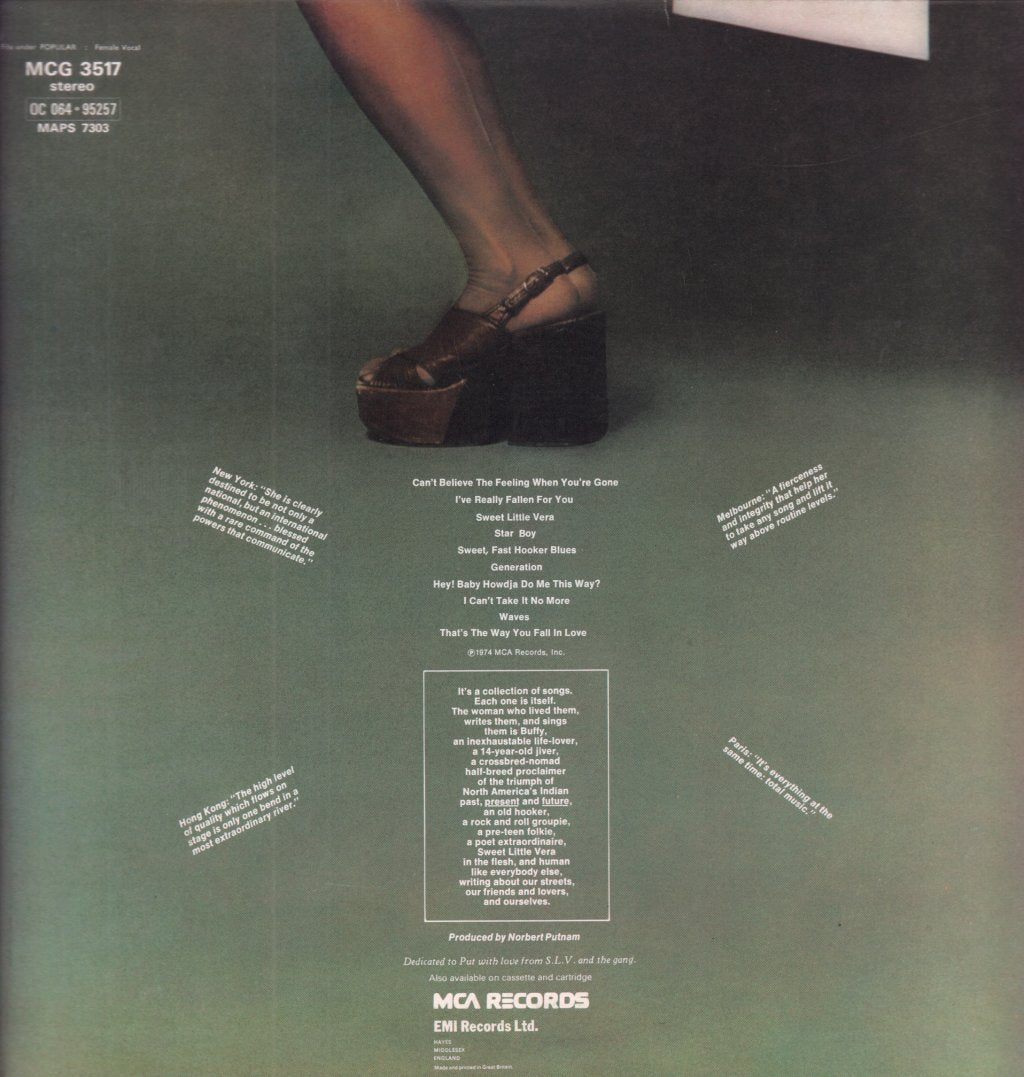 Buffy Sainte-Marie - Buffy - Lp