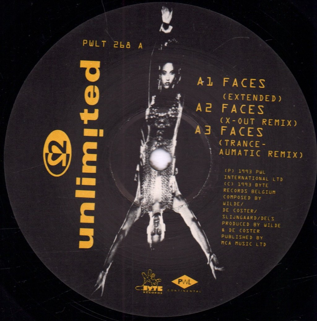 2 Unlimited - Faces - 12 Inch