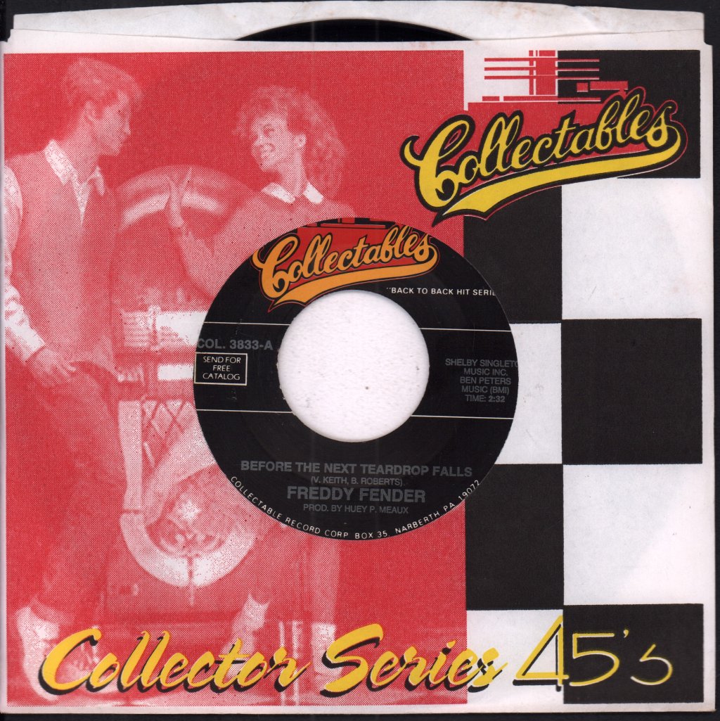 Freddy Fender - Before The Next Teardrop Falls - 7 Inch