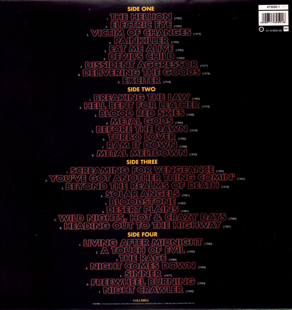 Judas Priest - Metal Works '73-'93 - Double Lp