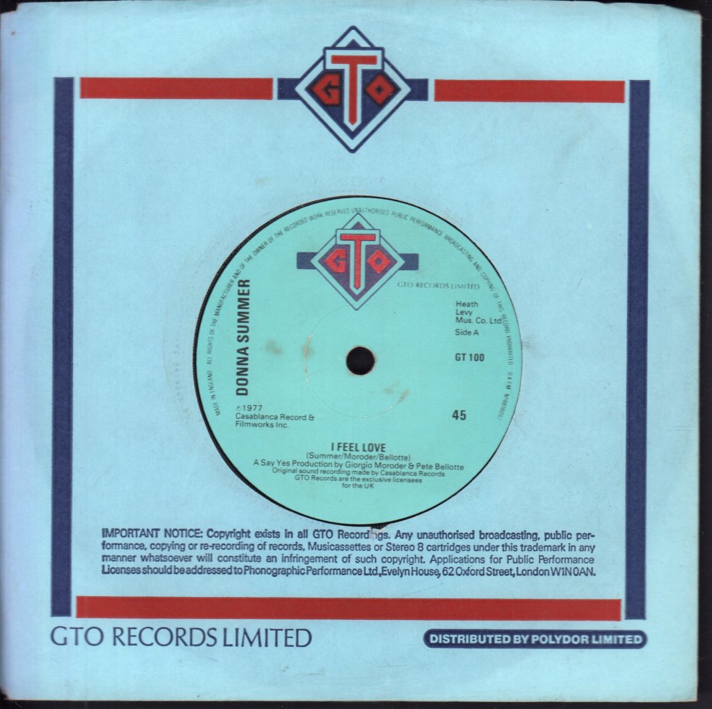Donna Summer - I Feel Love - 7 Inch