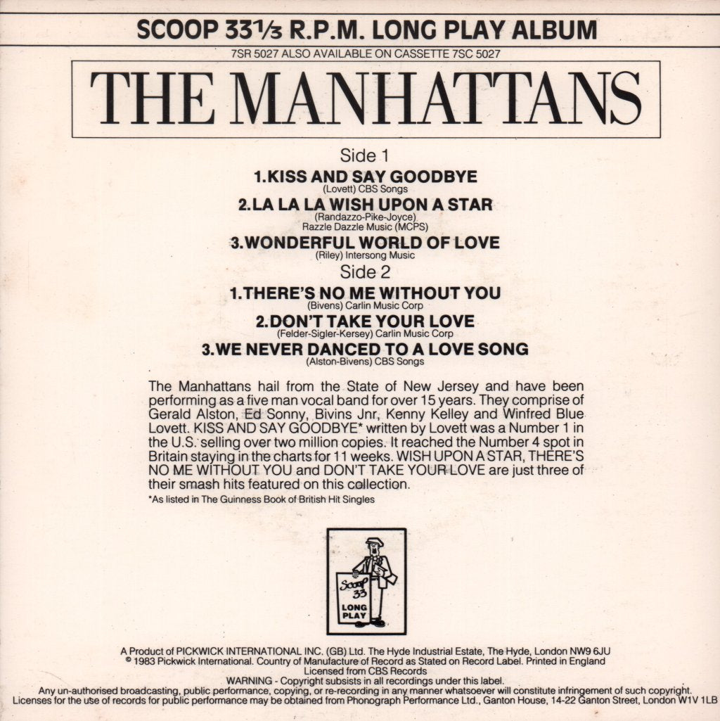Manhattans - Manhattans - 7 Inch