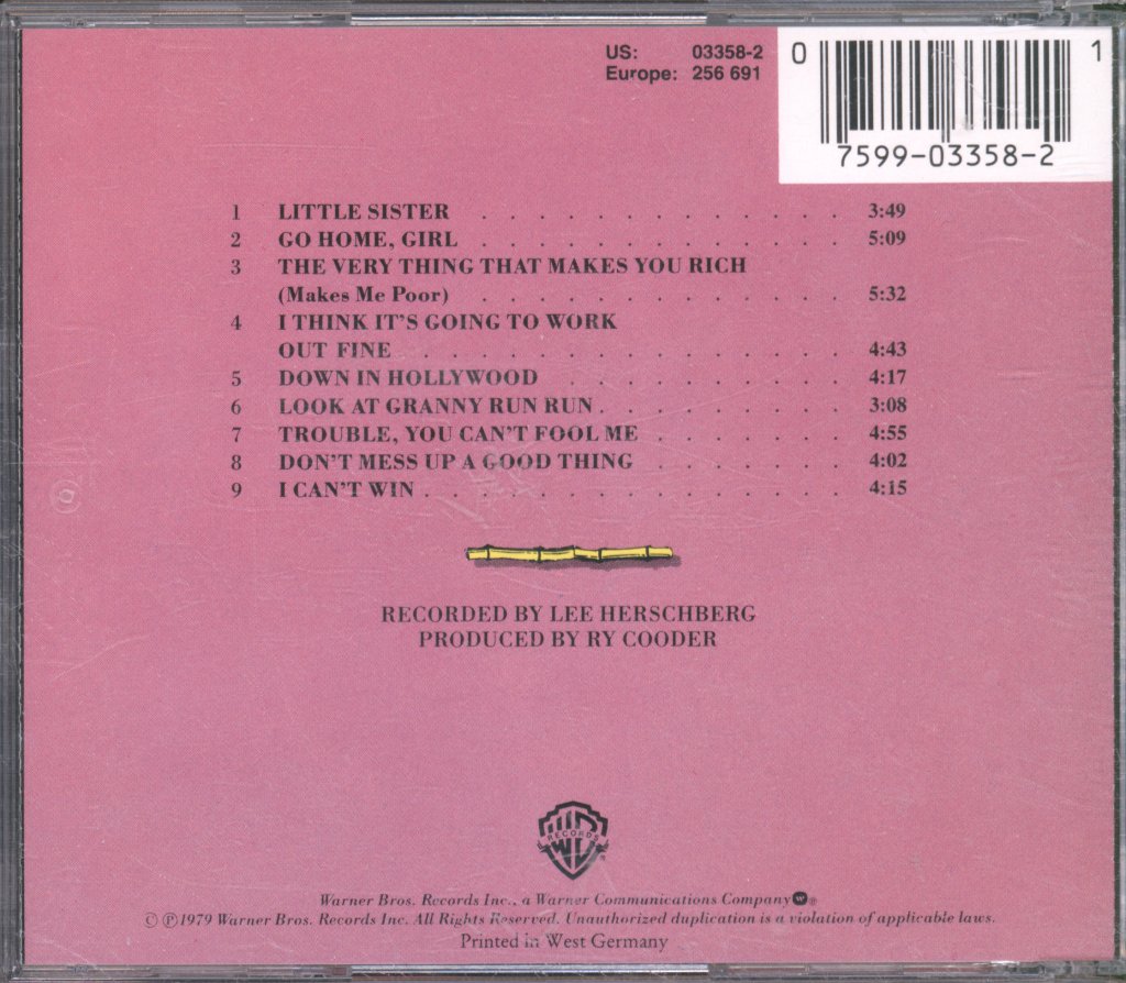 Ry Cooder - Bop Till You Drop - Cd
