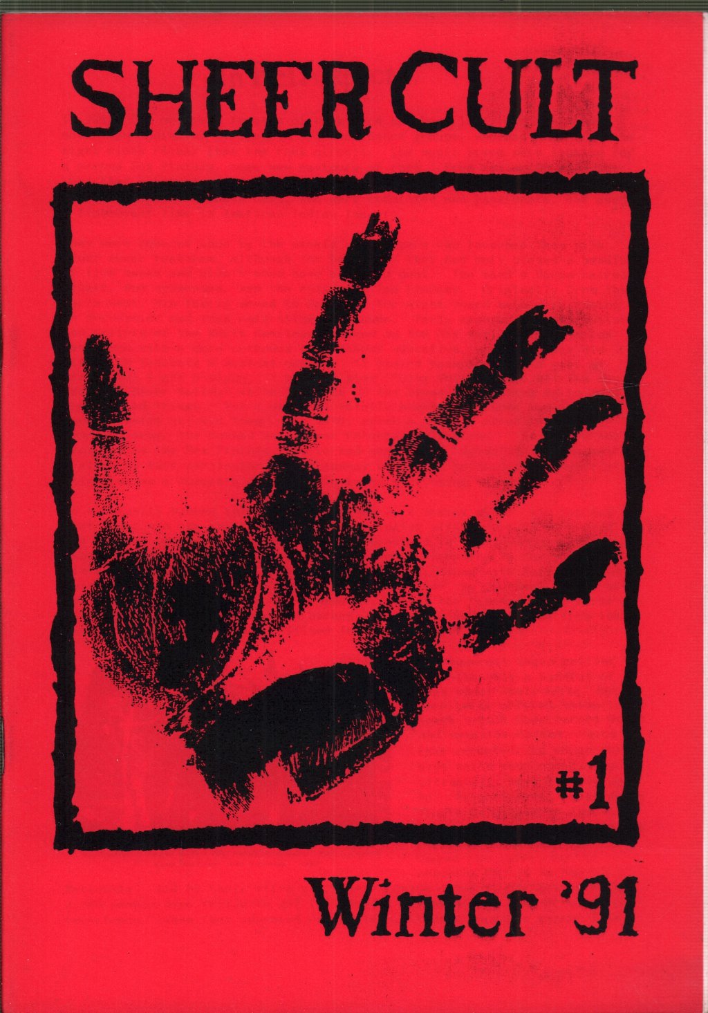 Cult - Sheer Cult Winter 91 - Fanzine