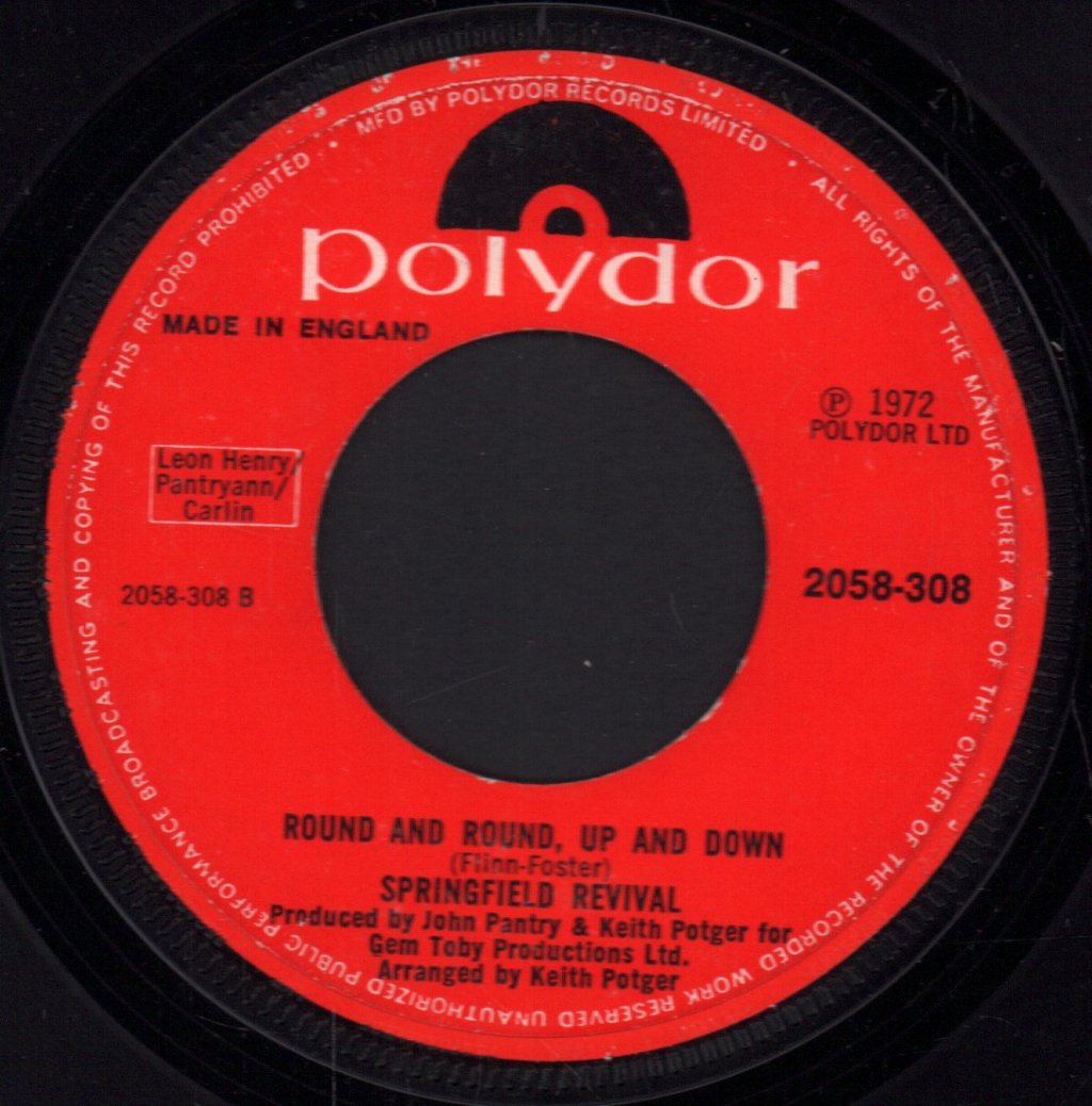 Springfield Revival - Mama Was Right All Along - 7 Inch