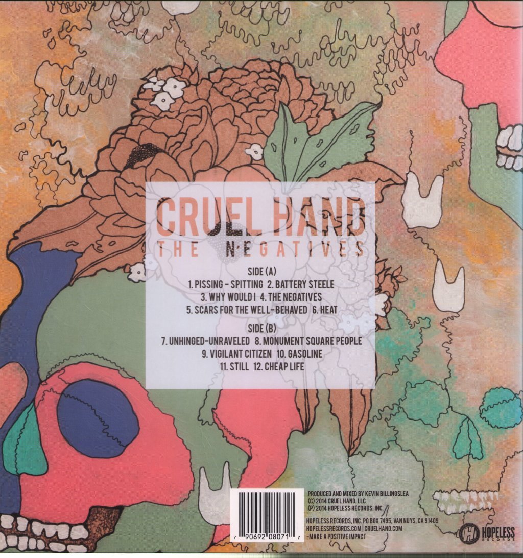 Cruel Hand - Negatives - Lp